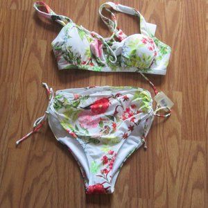NWT size Small Beach Joy floral bikini